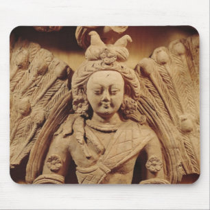 Buddha Sakyamuni, von Tumshuq 6.-. Jahrhundert Mousepad