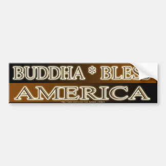 BUDDHA SEGNEN AMERIKA AUTOAUFKLEBER