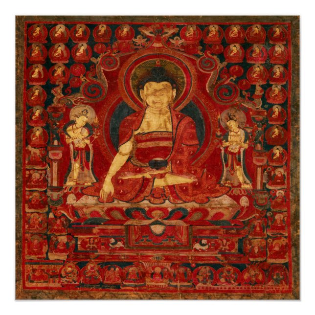 Buddha Shakyamuni als Herr des Munis Poster (Vorderseite)
