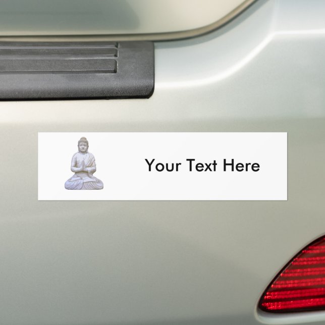 Buddha Sitzen buddhistischer Gewohnheit Autoaufkleber (Auf Auto)