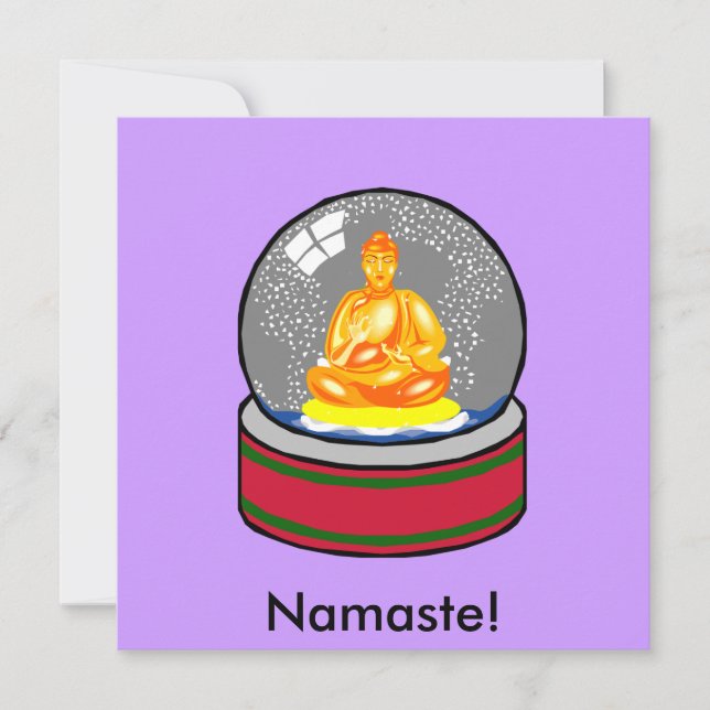 Buddha Snow Globe (Vorderseite)