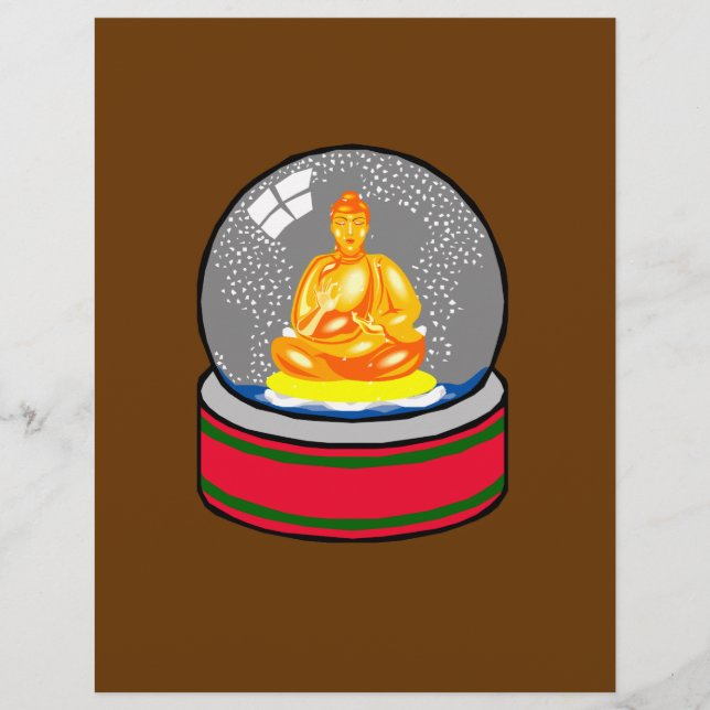 Buddha Snow Globe Flyer (Vorne)