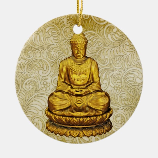 Buddha - SRF Keramikornament (Vorne)