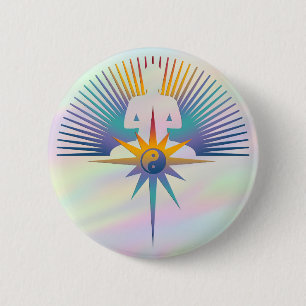 Buddha Star 3D Farblicht Button