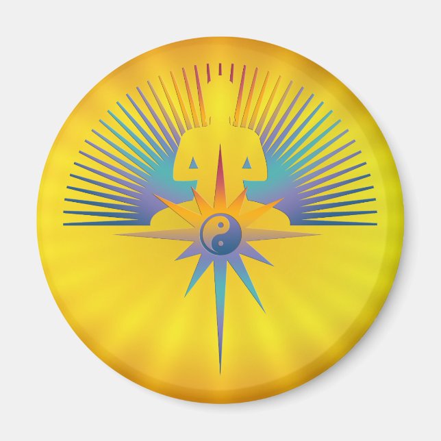 Buddha Star 3D Magnet (Vorne)
