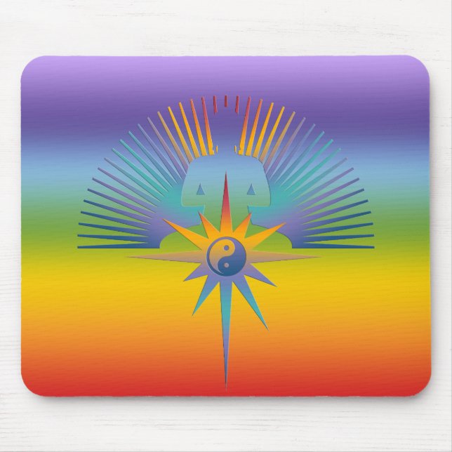 Buddha Star 3D Mousepad (Vorne)