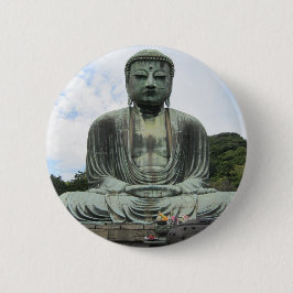 Buddha Statue Buddhismus Button