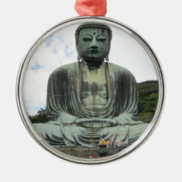 Buddha Statue Buddhismus Silbernes Ornament