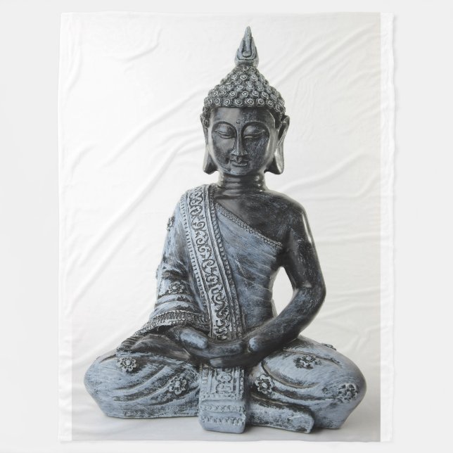 BUDDHA STATUE FLEECEDECKE (Vorderseite)