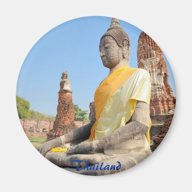 Buddha Statue Magnet (Vorne)