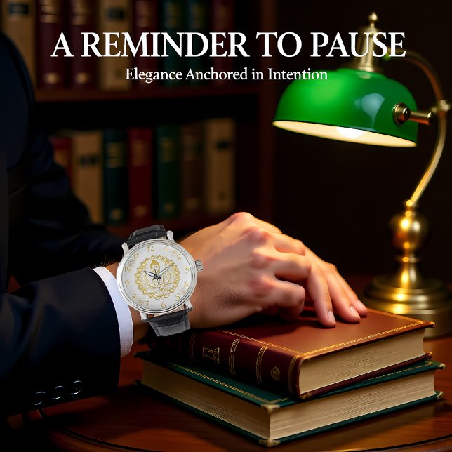 Buddha-Statue mit Lotus Armbanduhr (Von Creator hochgeladen)