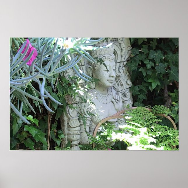 Buddha-Statue Poster (Vorne)