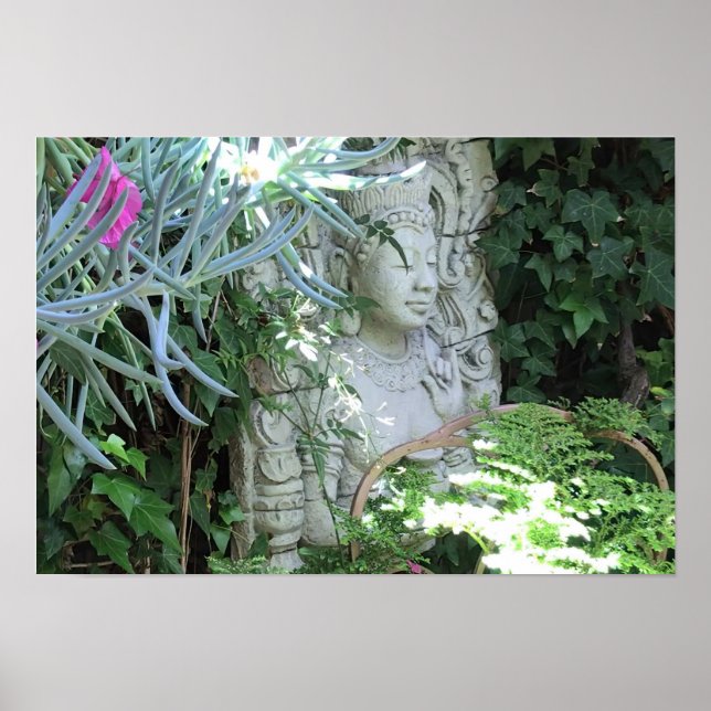 Buddha-Statue Poster (Vorne)