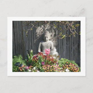 Buddha Statue Postkarte