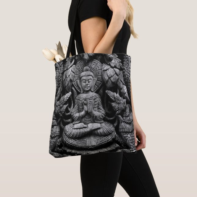 Buddha Statue Tote Tag Tasche (Von Nahem)