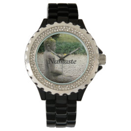 Buddha Statue Watch Armbanduhr