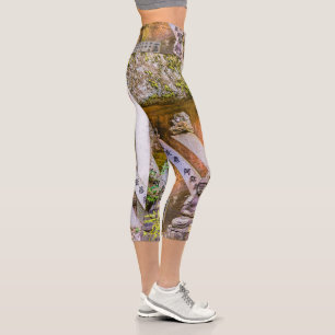 Buddha-Statuen am Senko-ji-Tempel Capri Leggings