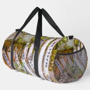 Buddha-Statuen am Senko-ji-Tempel Duffle Bag
