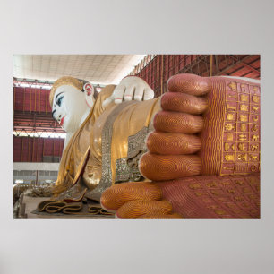 Buddha-Statuen-Füße Poster