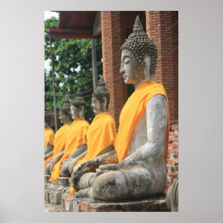 Buddha statuen Poster