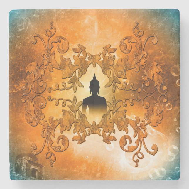 Buddha Steinuntersetzer (Vorderseite)