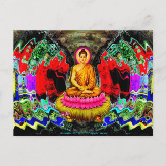 Buddha Swirl - Postkarte