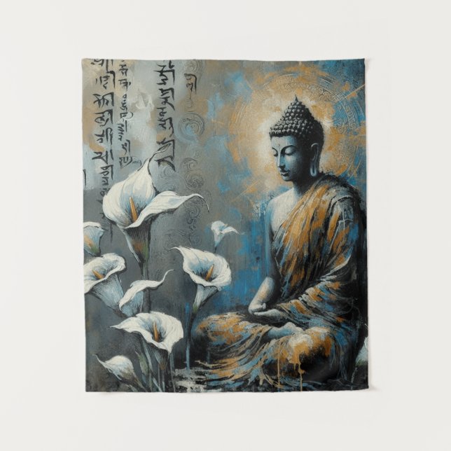 BUDDHA TAPESTRIE #4 WANDTEPPICH (Vorderseite)