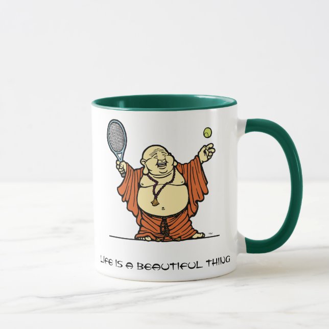 Buddha-Tennis-Tasse Tasse (Rechts)