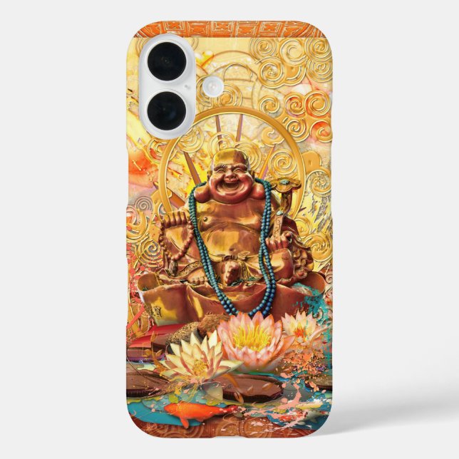 BUDDHA THE ENLIGHTONE iPhone 16 HÜLLE (Rückseite)