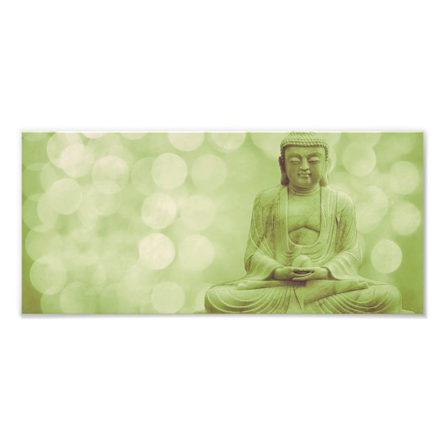buddha the light (light green) fotodruck (Vorne)