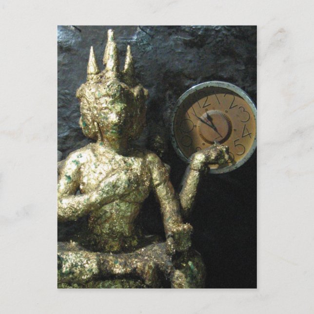 Buddha Time ... Thailand Postkarte (Vorderseite)