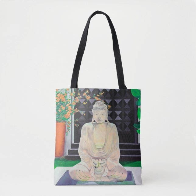 Buddha Tote-Tasche Tasche (Vorderseite)