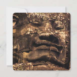 Buddha-Totem Angkor Wat Quadratische Karte