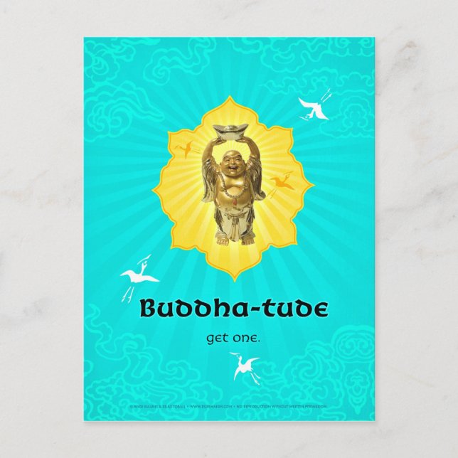 Buddha-tude (Postkarte) Postkarte (Vorderseite)