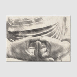 Buddha übergibt Dhyana Mudra Seidenpapier