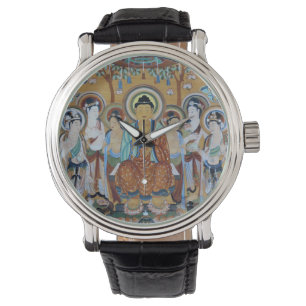 Buddha umgab durch Bodhisattva Armbanduhr