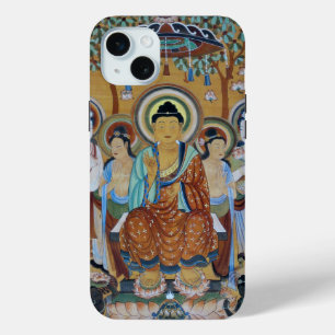 Buddha, umgeben von Bodhisattva iPhone 15 Mini Hülle