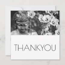BUDDHA UND BLUME DANKIE FLACHKARTE