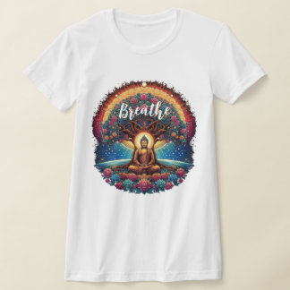 Buddha und der Baum des Lebens T-Shirt