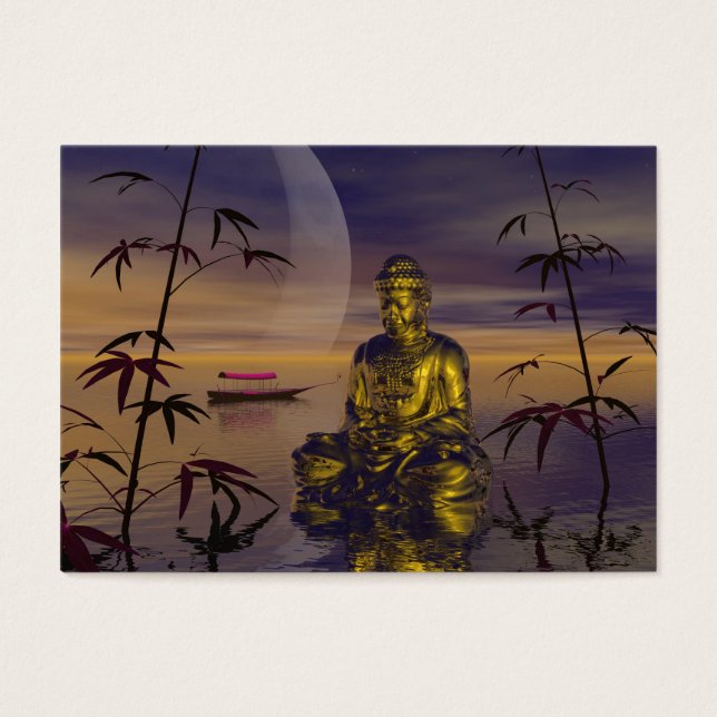 Buddha und Mond (Vorderseite)