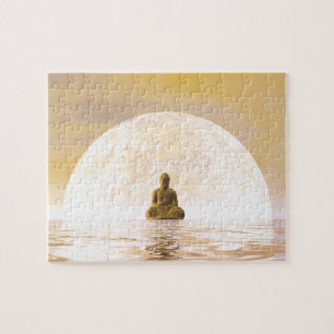 Buddha und Mond