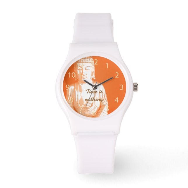Buddha vermitteln - Zeit ist nichts Armbanduhr (Vorderseite)