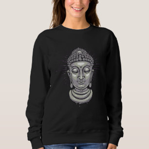 Buddha Vintage, Buddhismus Meditation Sweatshirt