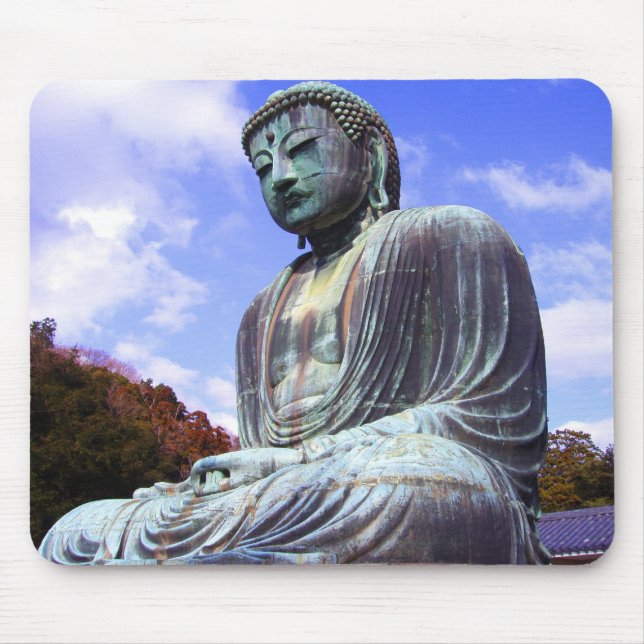 Buddha von Kamikura 2 - mousepad (Vorne)