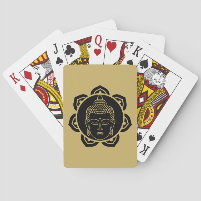 Buddha Wall Art Decor Chakra Dekor Spielkarten (Rückseite)