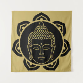 Buddha Wall Art Decor Chakra Dekor Wandteppich