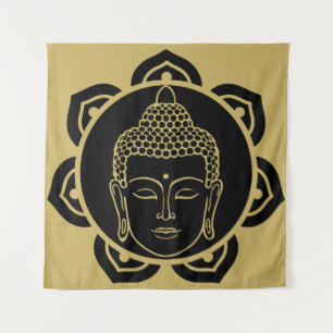 Buddha Wall Art Decor Chakra Dekor Wandteppich