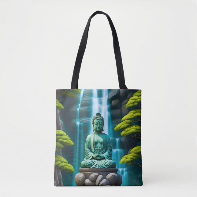 Buddha-Wasserfall Tasche (Vorderseite)