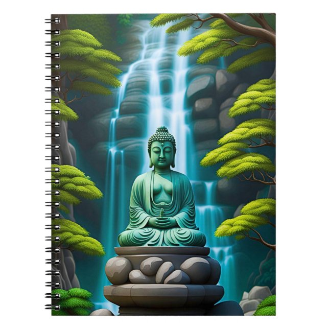 Buddha Waterfall Notizblock (Vorderseite)