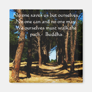 Buddha-WEG Zitat Magnet